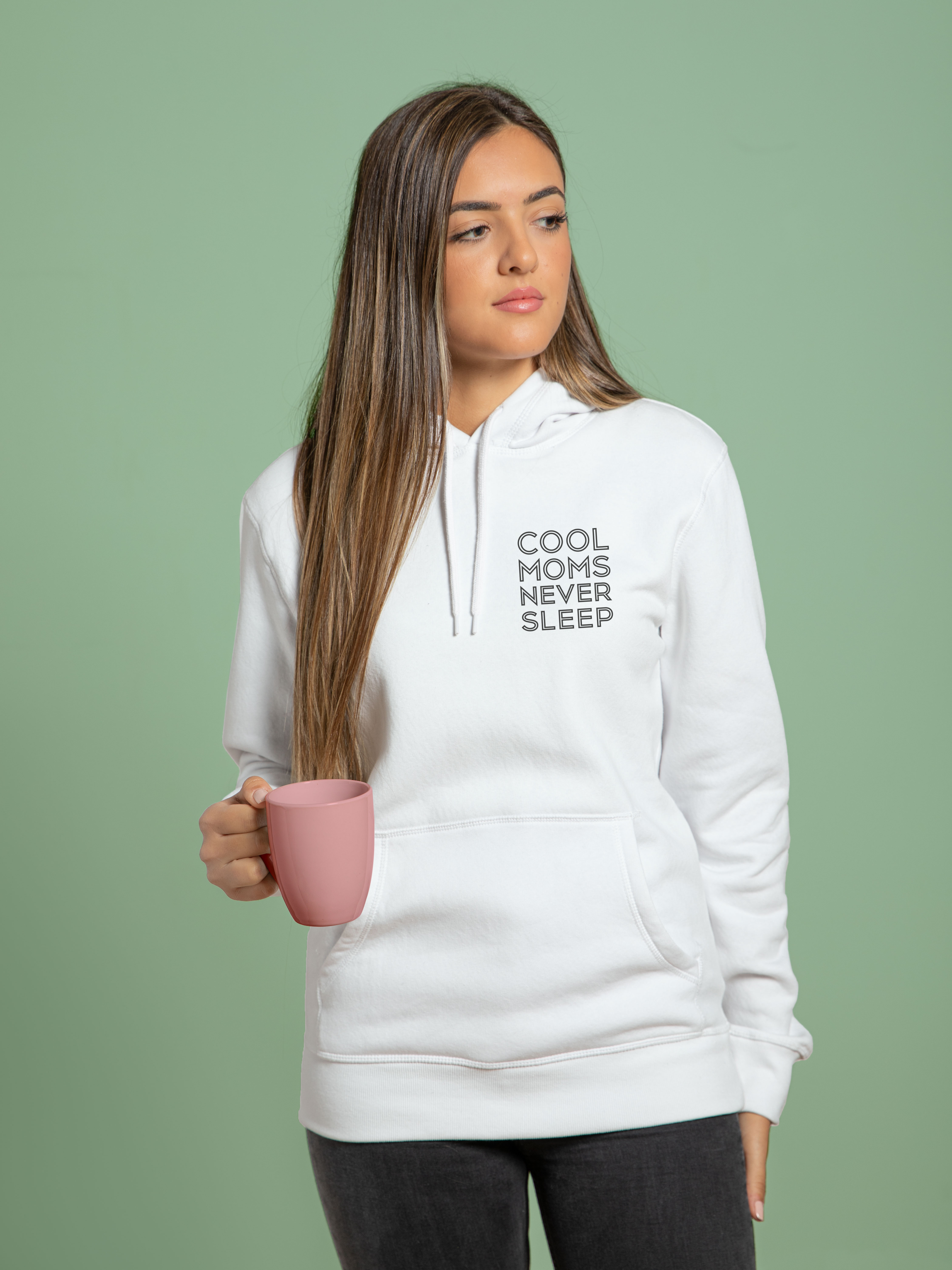 COOL MOMS NEVER SLEEP - Hoodie